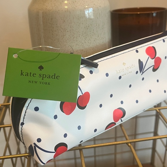 NWT Kate Spade Cherries Pencil Case - Picture 4 of 6